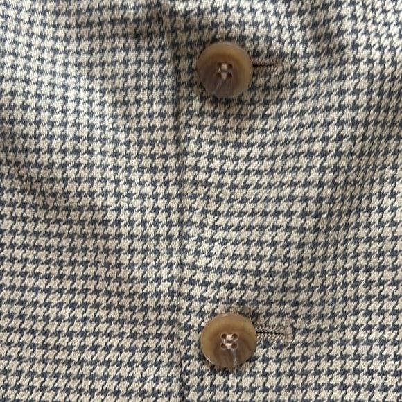 LANA MODA MENS LUXURY BLAZER 39R Houndstooth fine Italian woven fabric - Picture 5 of 8